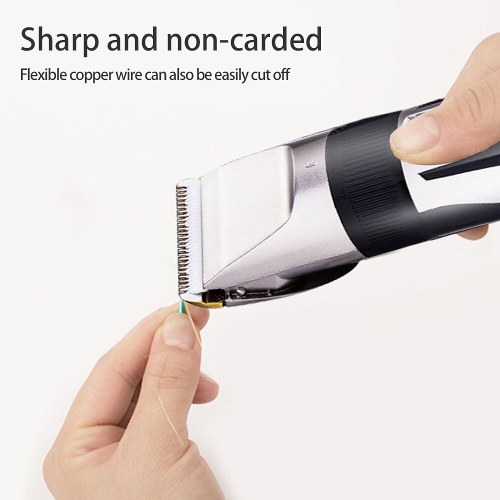 Genopladelige elektriske hårklippere til mænd børn trådløst hårpleje skægtrimmer vandtæt hårskæresæt