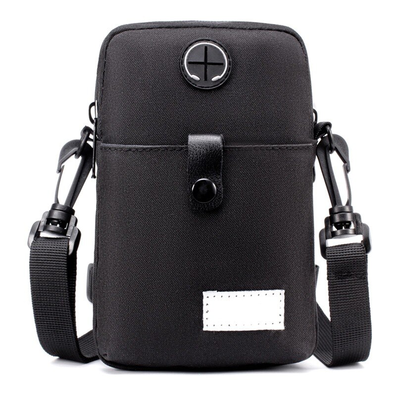 Men's Messenger Bag Crossbody Shoulder Bags Travel Bag Man Purse Small Sling Pack for Work Business: black 3