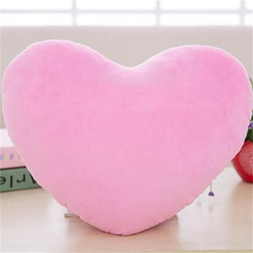 Heart Plush Toys Soft Pillow Kawaii Toy Lovely for Birthday Home Decorative Valentines Day Decorative Soft Stuffed Pillow: Red