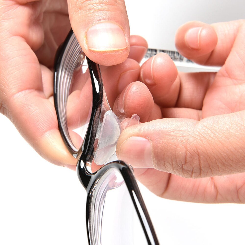 10Pcs = 5Pairs Anti Slip Siliconen Neus Pads Glazen Voor Brillen Sunglass Accessoires 2 Kleuren