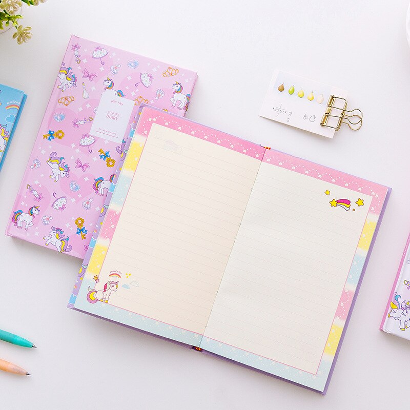 Droom eenhoorn regenboog hardcover notitieboekje dagboek notitieblok promotionele briefpapier
