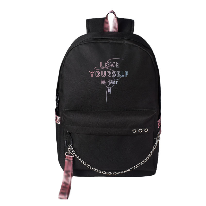 Usb Opladen Student Tas Leuke Mannen En Vrouwen Canvas Rugzak Sport Reizen Grote Capaciteit Rugzak Mochila Feminina: black c