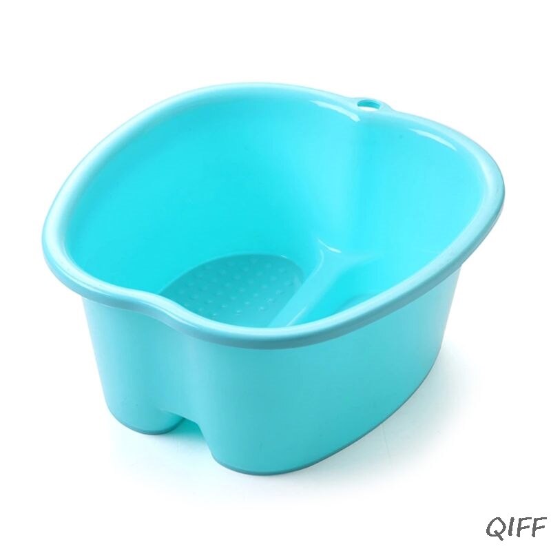Large Foot Bath Spa Tub Basin Bucket Soak Feet Detox Pedicure Massage 3 Colors: BL