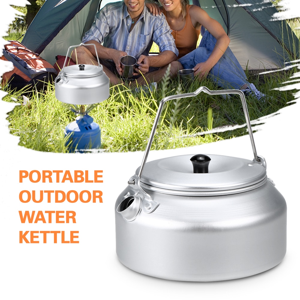 0.8L Draagbare Ultralight Aluminium Camping Waterkoker Outdoor Koffiepot Theepot Voor Thuis Wandelen En Picknick Wandelen Pot