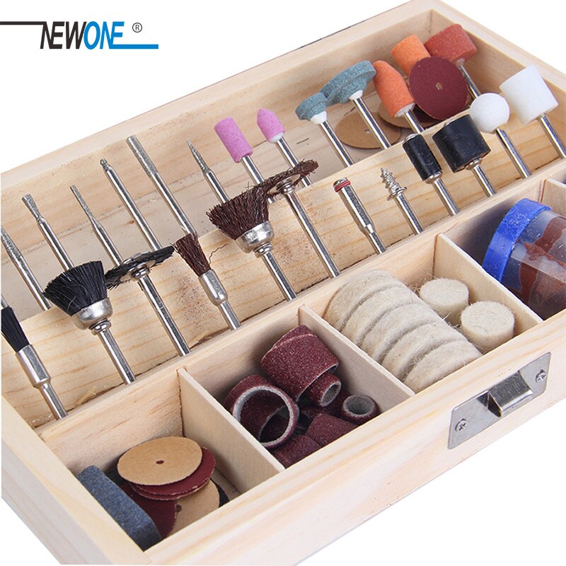 NEWONE Kit de herramientas de molienda rotativa, Kit de herramientas rotativas, Kit de accesorios de Mini herramienta rotativa 269 Uds juego de taladro de molienda de pulido para Dremel