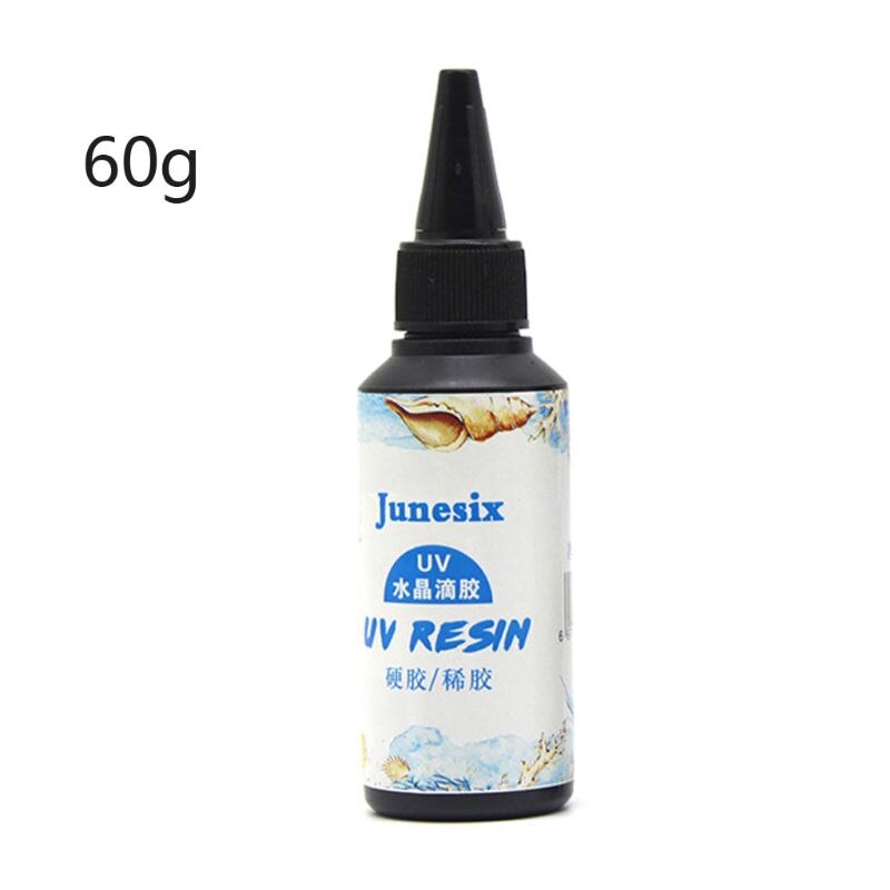 Harde Type Clear Snelle Uitharding Uv Hars Lijm Transparant Ultraviolet Curing Epoxyhars Gietmal Sieraden Maken 10-100G E56C