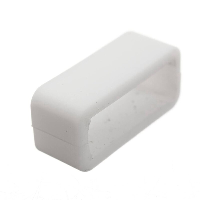 1 Pcs White Watch Strap 18Mm & 1 Pcs Retro Antique Vintage Pocket Watch Chain Gold