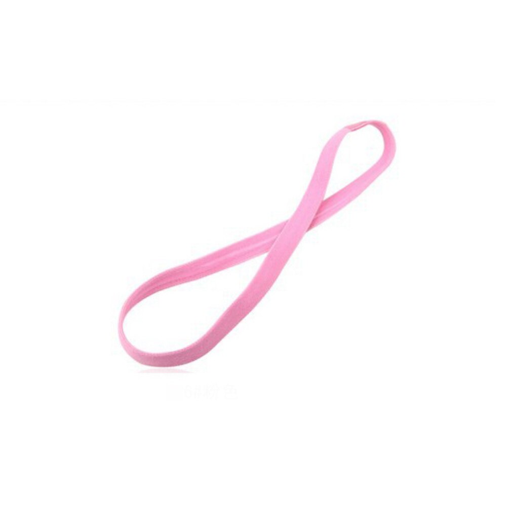 Snoep Kleur Rubber Touw Elastische Draad Koord Touw Rubber Band Elastische Stretch Koord Hoofdband Anti-Slip Yoga Sport Gym tool: Roze