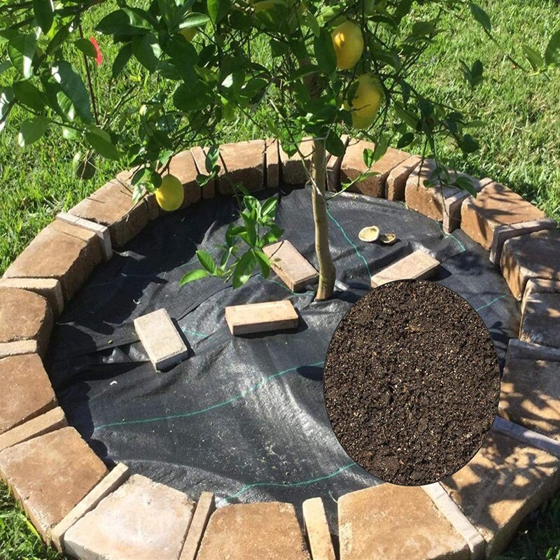 Panno agricolo anti erba tessuto di plastica nero per pacciamatura spessore giardino diserbo tessuto di controllo panno di diserbo degradabile