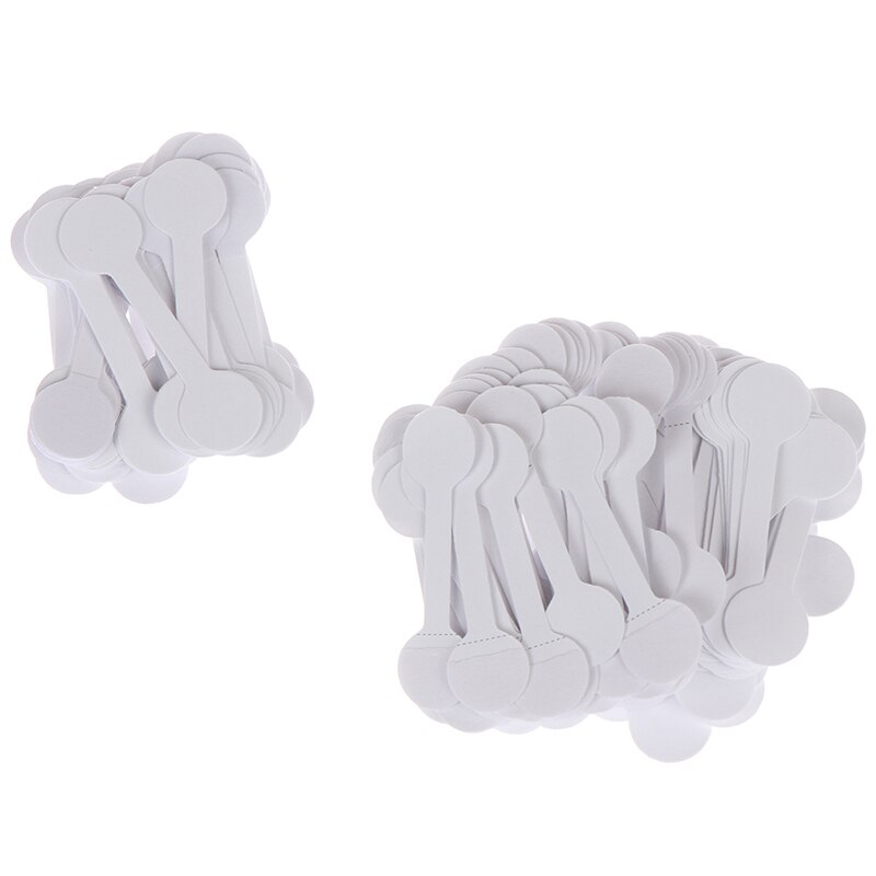 50 szt./100 szt. Metka z ceną na biżuterię/artykuły papiernicze/obuwie/odzież z sznurek robić zawieszania