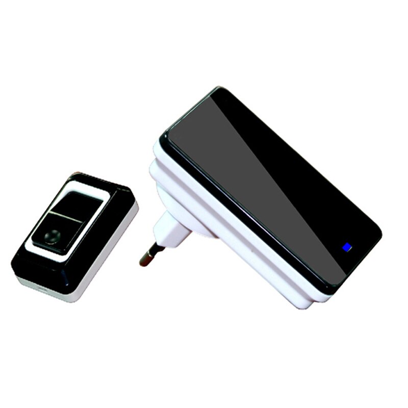 Timbre Inalámbrico impermeable AC220V 28 Melody, felpudos para casa con 1 botón + 3 receptores de timbre para interior 1V3