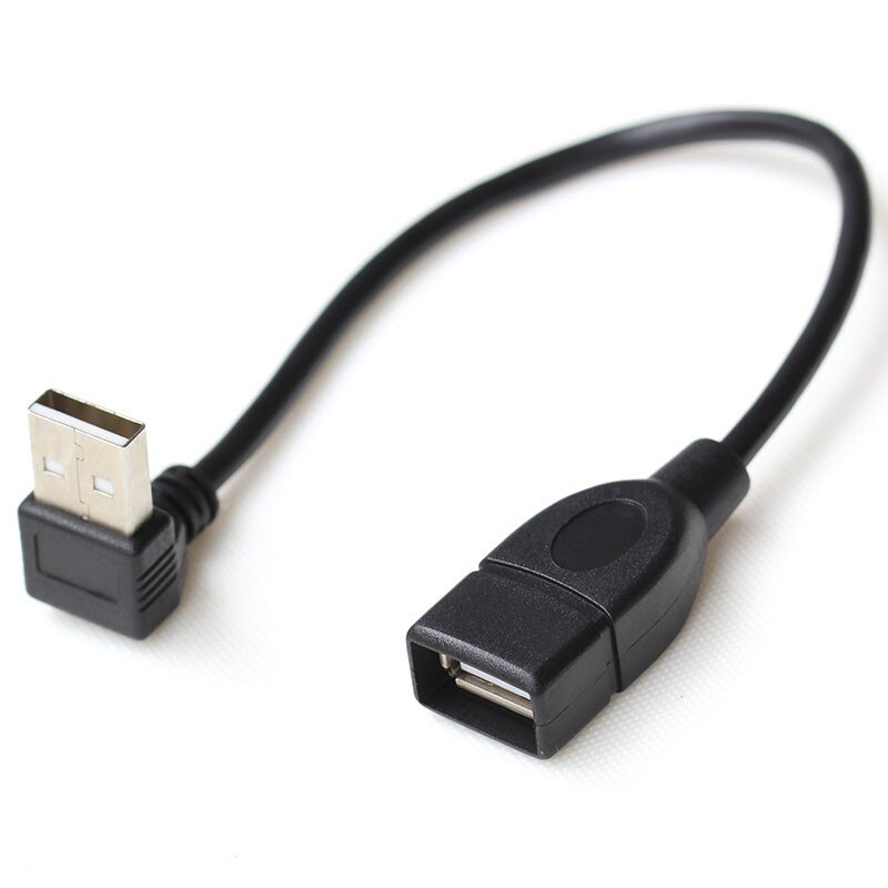 10Cm 20Cm 40Cm USB2.0 Kabel Usb Man-vrouw Verlengkabel 90 Graden Schuine: Up angled / 0.2 m