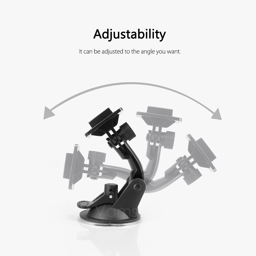 Vamson zuignap voor gopro accessoires 7cm auto houder voorruit voor xiaomi voor yi voor gopro hero 7 6 5 4 3+  voor sjcam  vp520