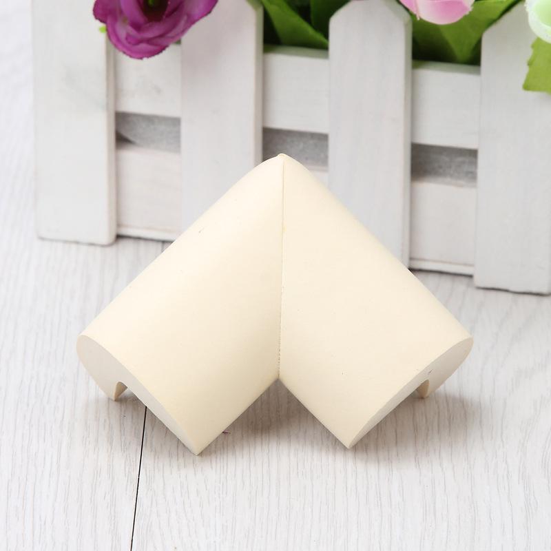 4 pièces mousse bébé sécurité coin Table protecteur doux bord coin gardes sécurité enfant sécurité coffre-fort preuve coussin gardes Protection: beige
