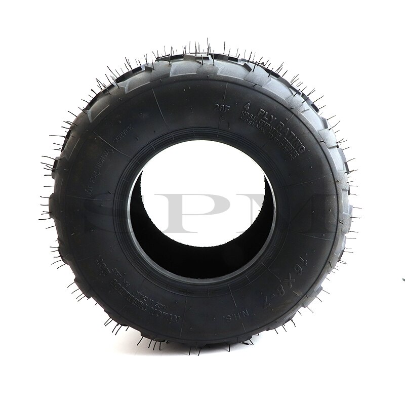 16X8-7 Kart Auto Parts 7-inch ATV Vacuum Tyre 16X8.00-7 16*8-7 Agricultural Vehicle Lawn Mower Wear-resistant Tubeless Tire