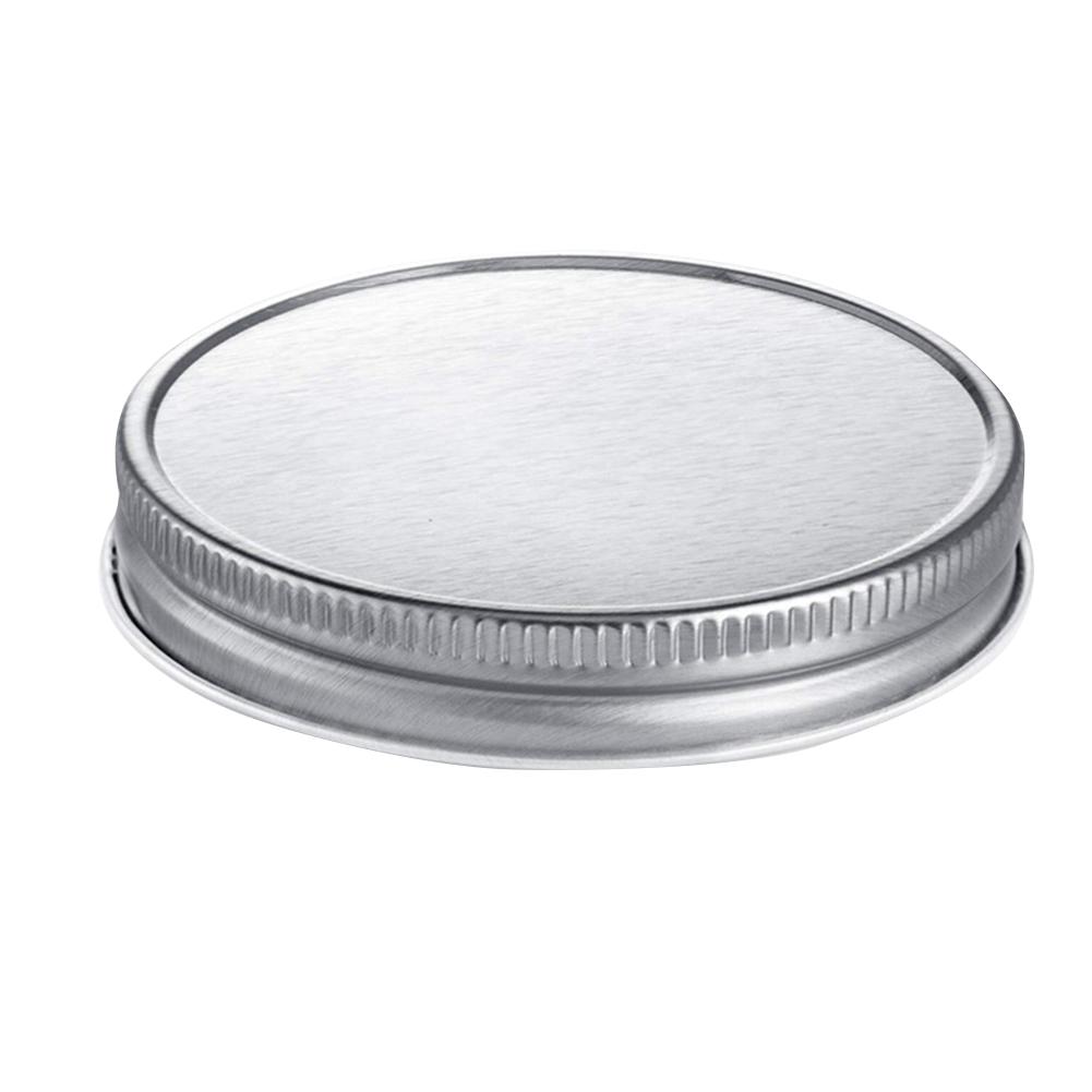 12 kpl 70mm 86 mmreusable lasipurkkiin luukut leveäsuiset tiiviisiin tiiviste kansi säilöntäastioiden hopea