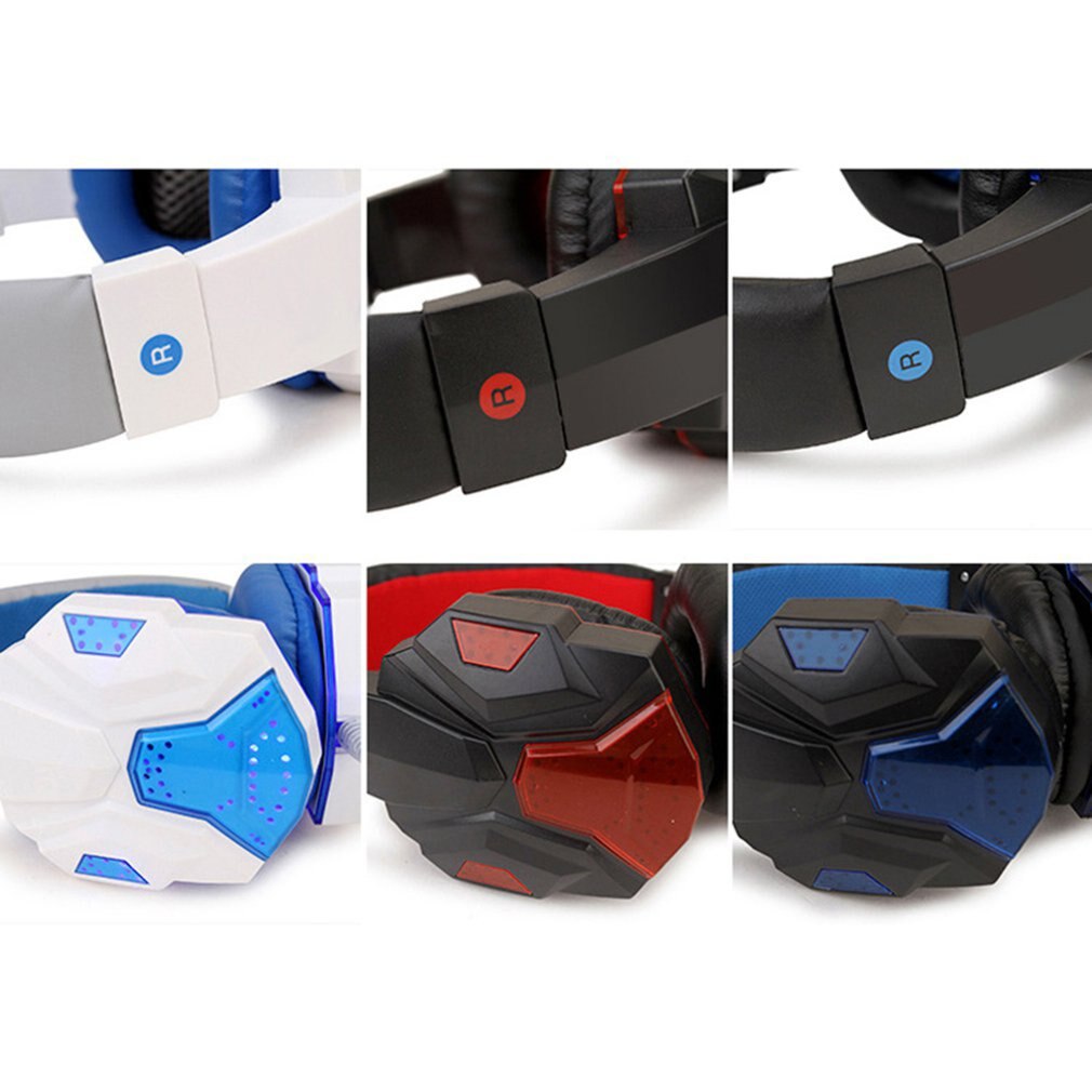 Datamaskin headset til  ps4 søle luminescens hodetelefoner pc lysende hodetelefoner headset til spilling kablede hodetelefoner
