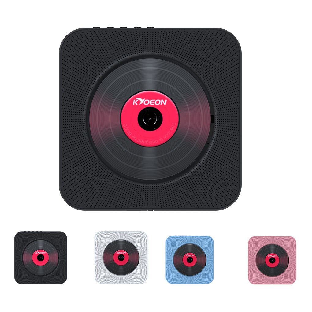 Väggmonterad bluetooth cd-spelare trådlös hifi pull switch högtalare ljudbox fjärrkontroll kit