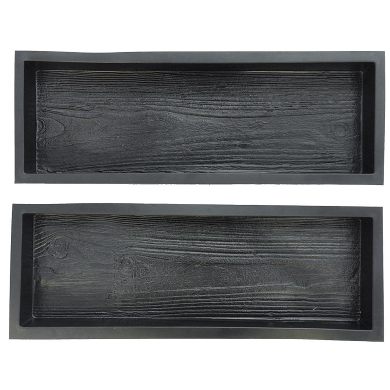 Imitacja drewna ziarna łatka DIY ekspres robić kostki brukowej cegła cementowa formy krokowy nawierzchni drogi forma betonowa upuszczać statek