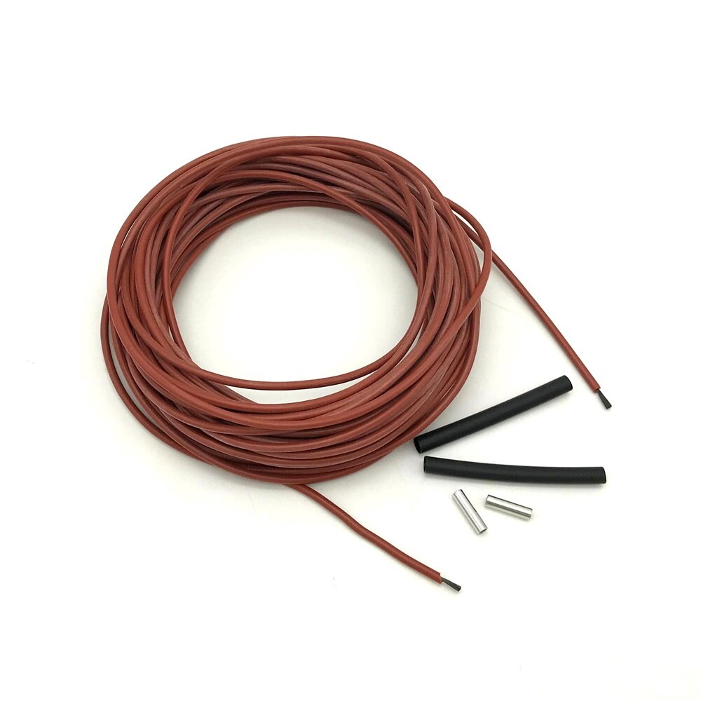 Verwarming Kabel Voor Boom Anti-Bevriezing Fiber Verwarming Kabel 12K 10M Minco Bodem Warmte 33 Ohm/M Multi-Gebruik Warmte Kabel: Rood