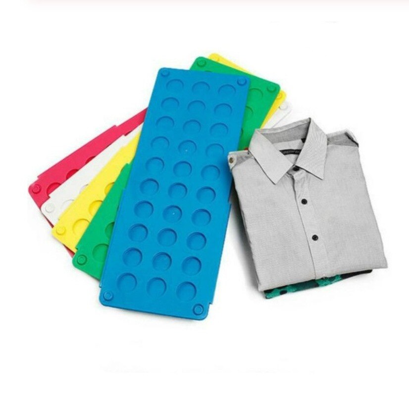 Tabla de plegado rápido para camiseta, carpeta de ropa mágica para niños, práctica y desmontable, Clip de almacenamiento para ropa,