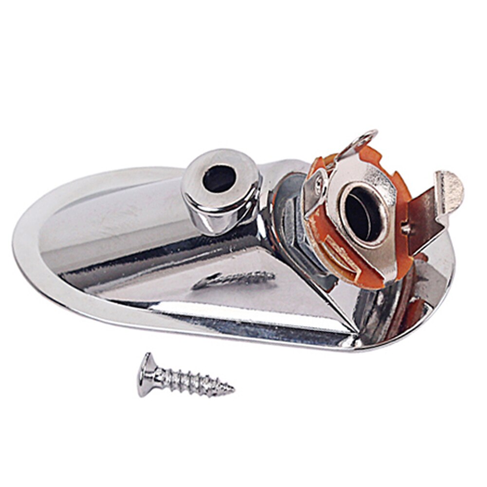 Double-hole Boat Shape Input Jack Plate Socket Tool for Strat Electric Guitar