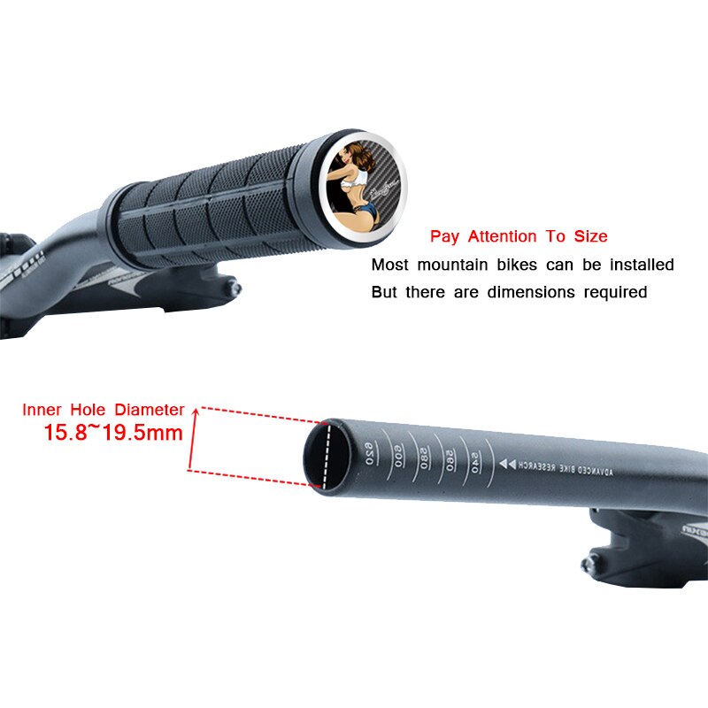 Ultralette mtb sykkelgrep antiskli silikon sykkelstyre håndtak med plugger 5 stiler valgfritt støtsikkert sykkeltilbehør