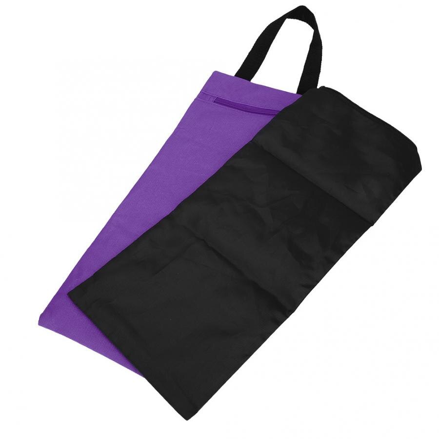Sac de sable de Yoga 41x18cm, 2 pièces, sans remplissage, poids léger, bras mince réglable, entraînement de Fitness, coups de pied: Violet