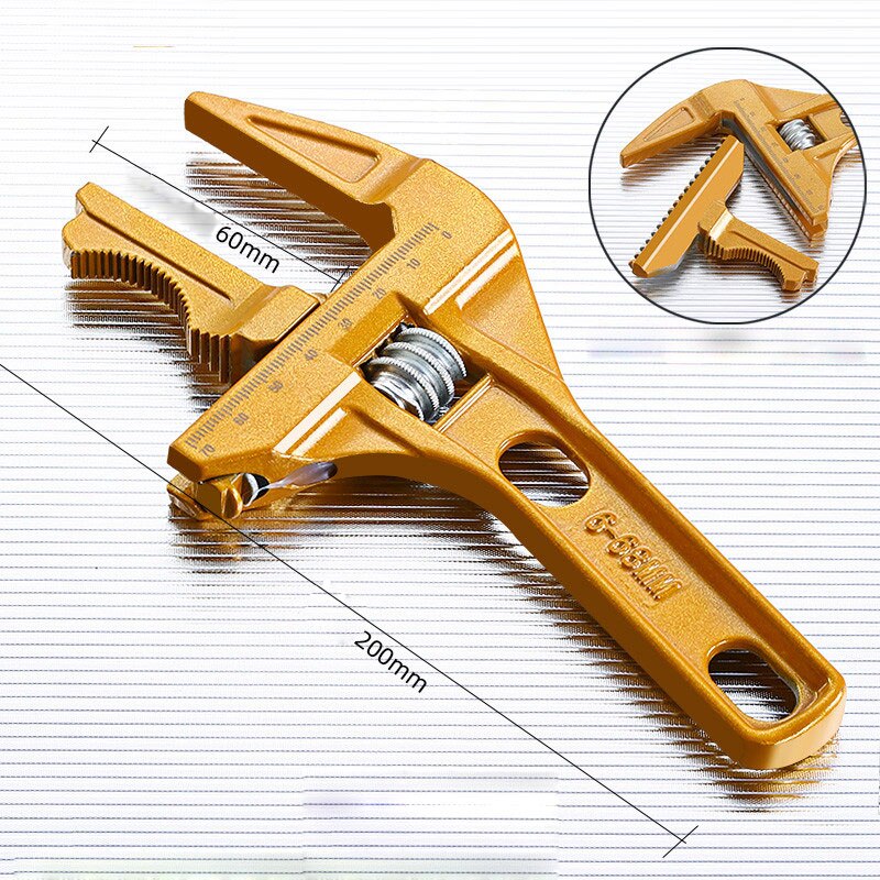 Small Bending Tool For Gardening/multi-function Bathroom Spanner/large Open Pipe Pliers With Short Handle