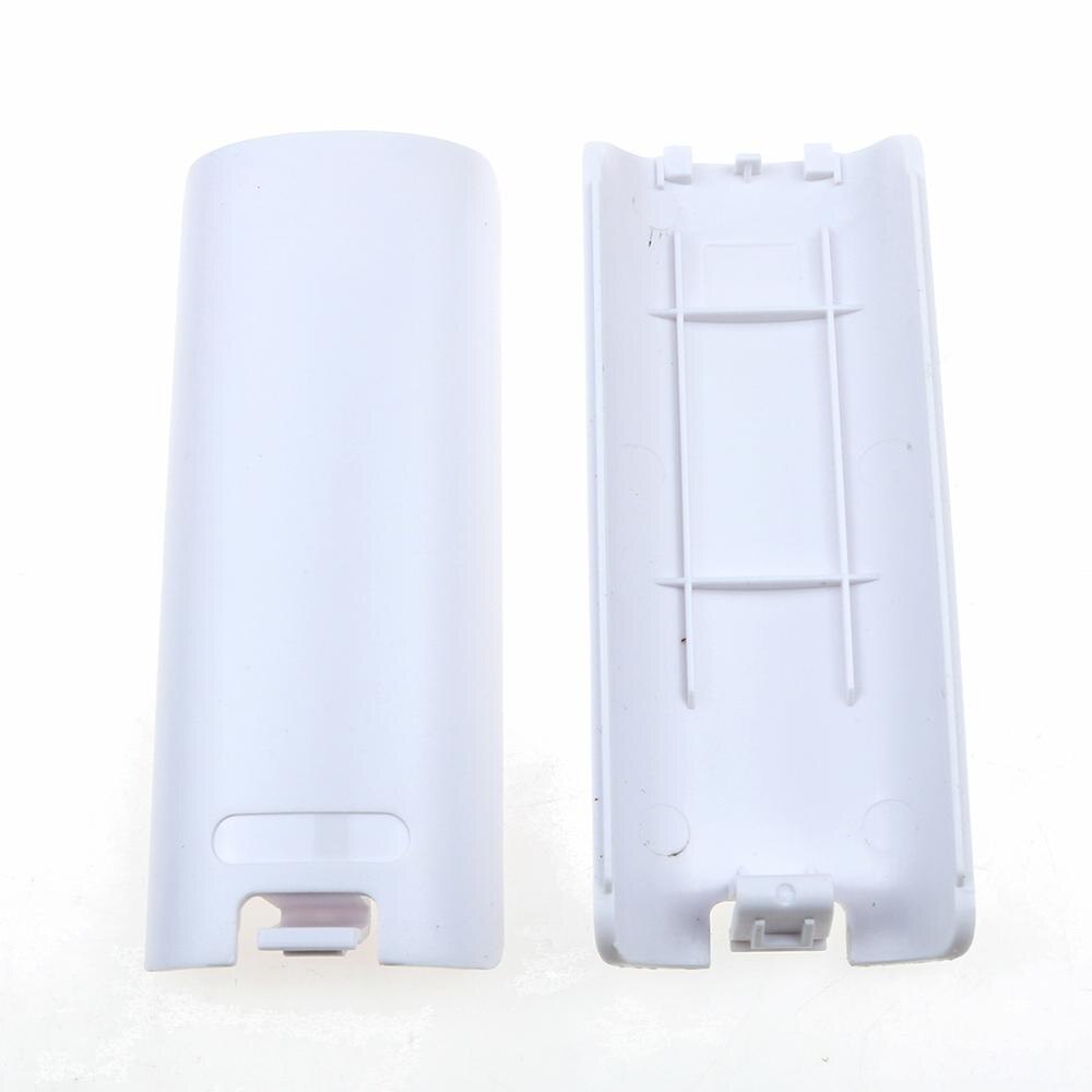 YuXi Copertura Posteriore della Batteria Porta Coperchio Replacment per Nintend per il Controllo Remoto Wii controllore Gamepad Maniglia Batteria Custodie Copertura: bianca
