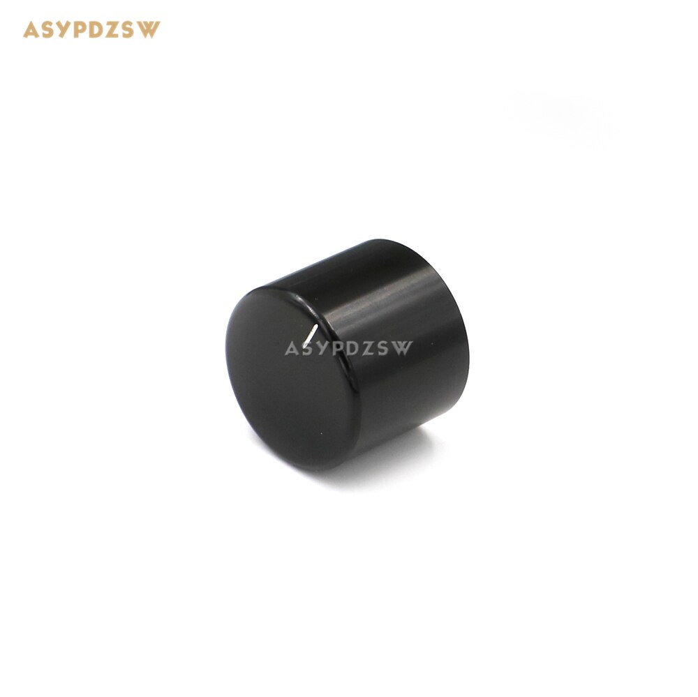 1 PCS 30*25 High gloss black full aluminum Preamplifier/DAC/Amplifier volume potentiometer knob