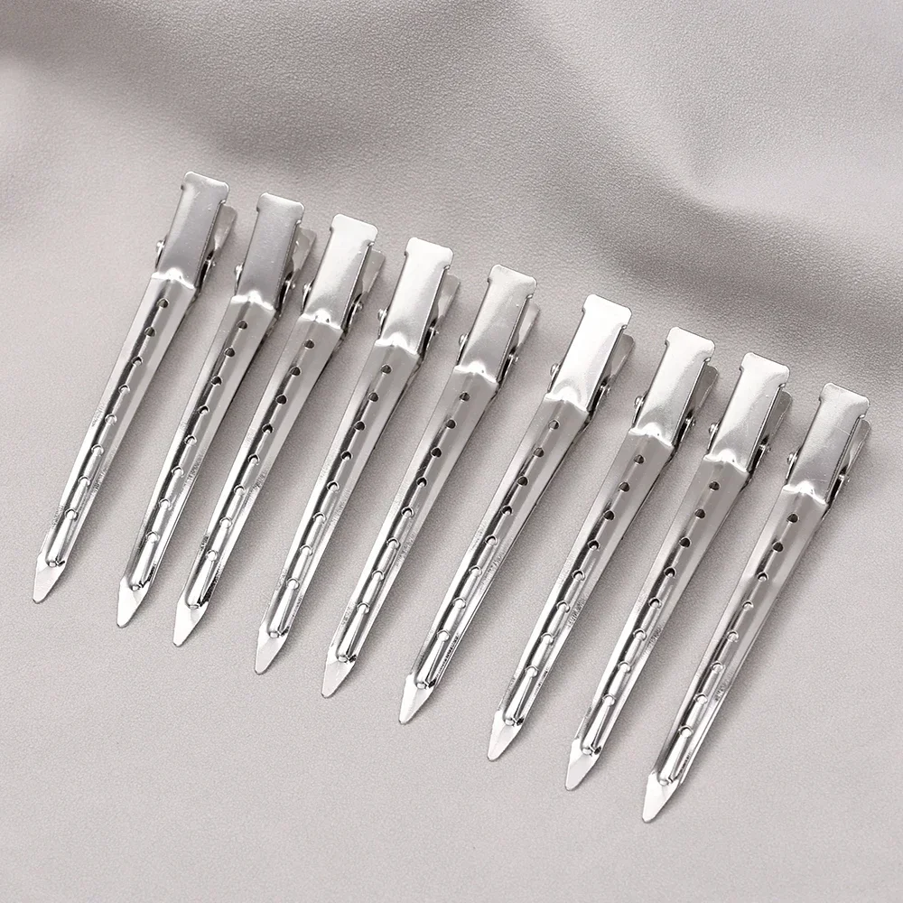 2/20 piezas Clips para el cuidado del cabello, Clips de corte de peluquería de acero inoxidable, abrazaderas para peluquería, peluquero, corte de pelo, herramientas de estilismo: XXS