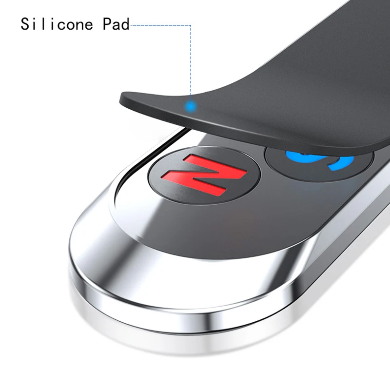 Soporte magnético para teléfono de coche, soporte Universal con forma de Mini tira para salpicadero, imán de Metal, GPS, soporte para coche, accesorios de pared para coche