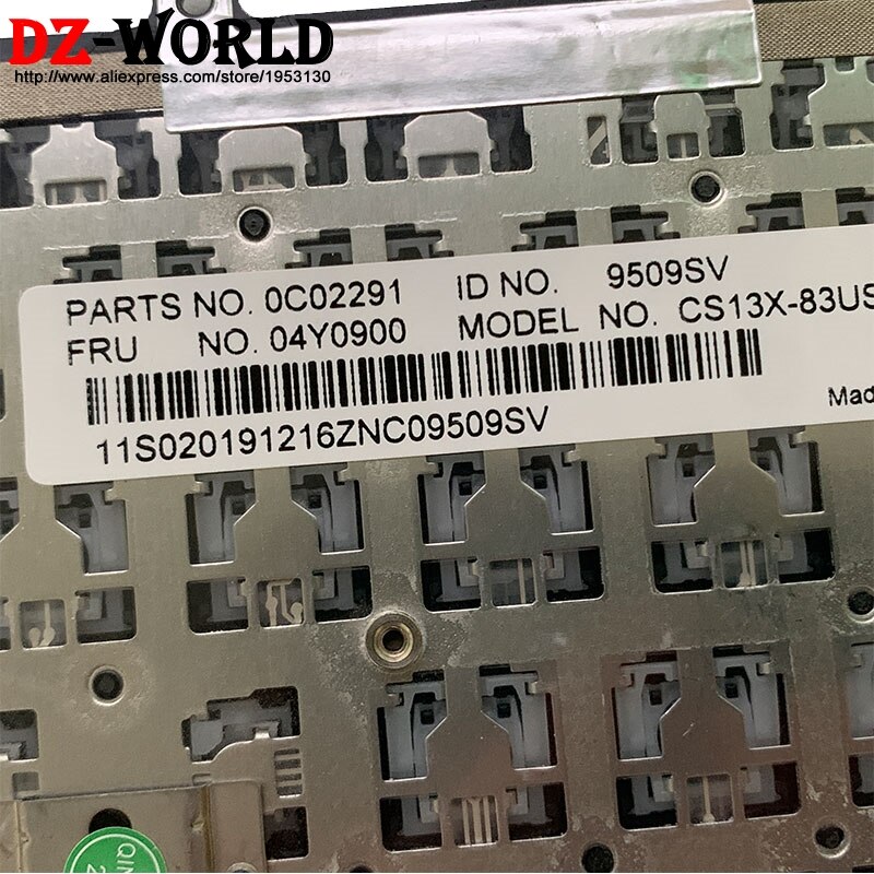 US English Keyboard for Lenovo Thinkpad X230S X240 X240S X250 X260 Laptop 04Y0900 04Y0938