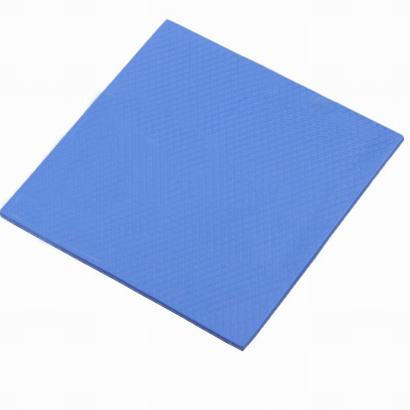 2 Pcs Gdstime 100mmx100mmx2.5mm 2.5mm Thickness CPU Blue Cooling Pad 100x2.5mm Size Conductive Silicone Thermal Pads
