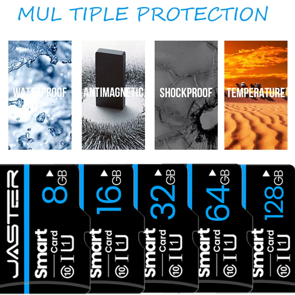 10PCS Flash Memory Card 4GB 8GB 16GB 32GB 64GB High Speed TF/SD Card 128GB Memory Cards for Tablet/Phone for Digital Devices
