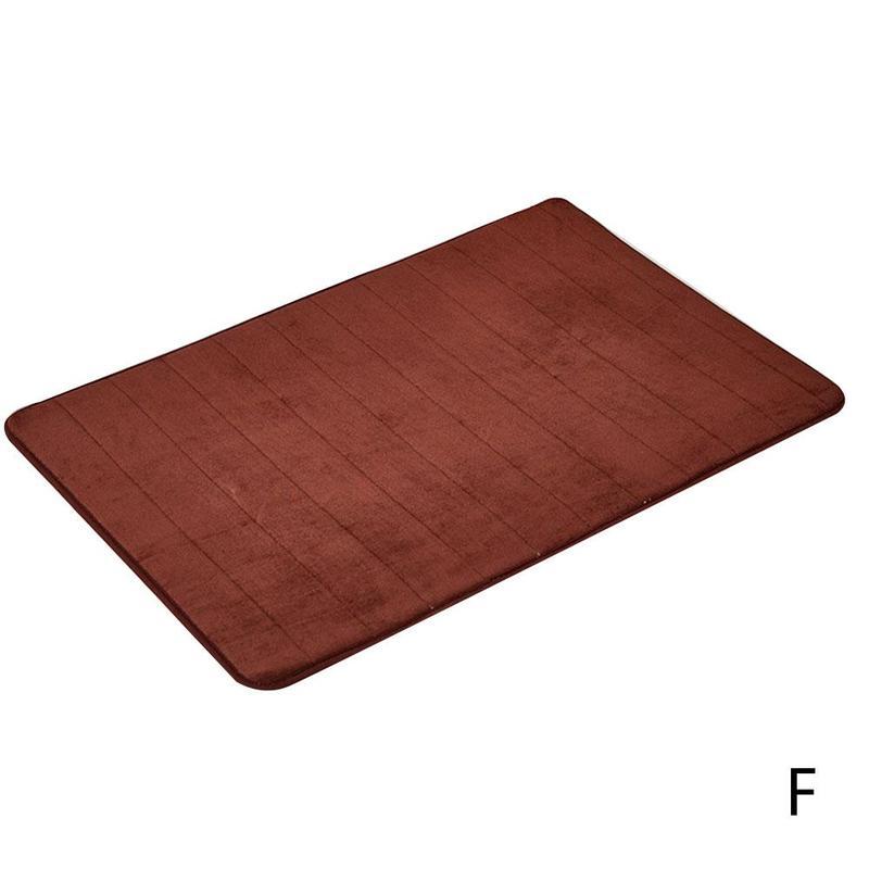 Tæppe vandabsorberende blød memory skummåtte tæpperum 40 x 60cm mat gulvtæppetilbehør skridsko ikke soveværelse bruser bad  t8 j 6: F