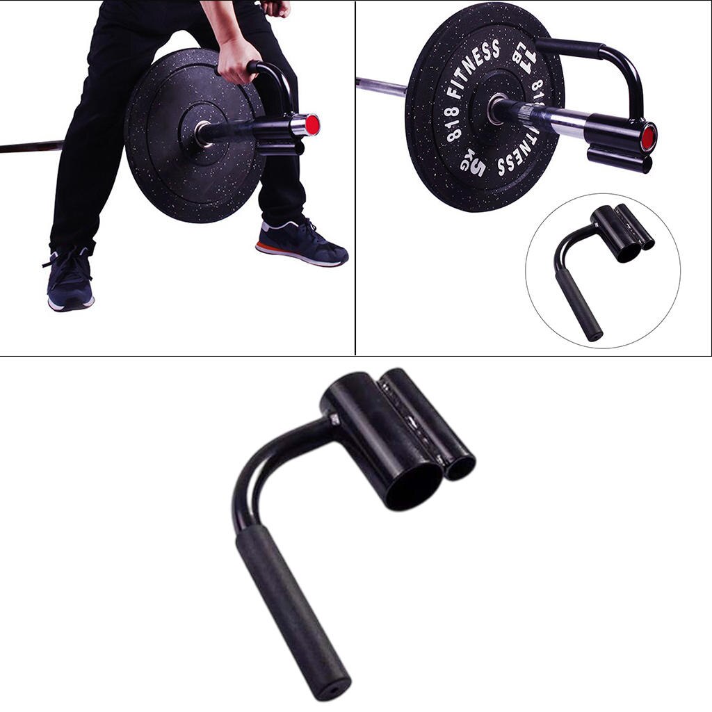 Barbell Handle Landmine Attachment ,T Bar Row Angled for Deadlift Squat