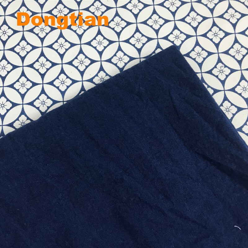 100% Cotton Natural Hand Dyed Plant Dyed Fabric Solid Color Indigo Fabric Sashiko Fabric Boro Project Fabric Width 150cm