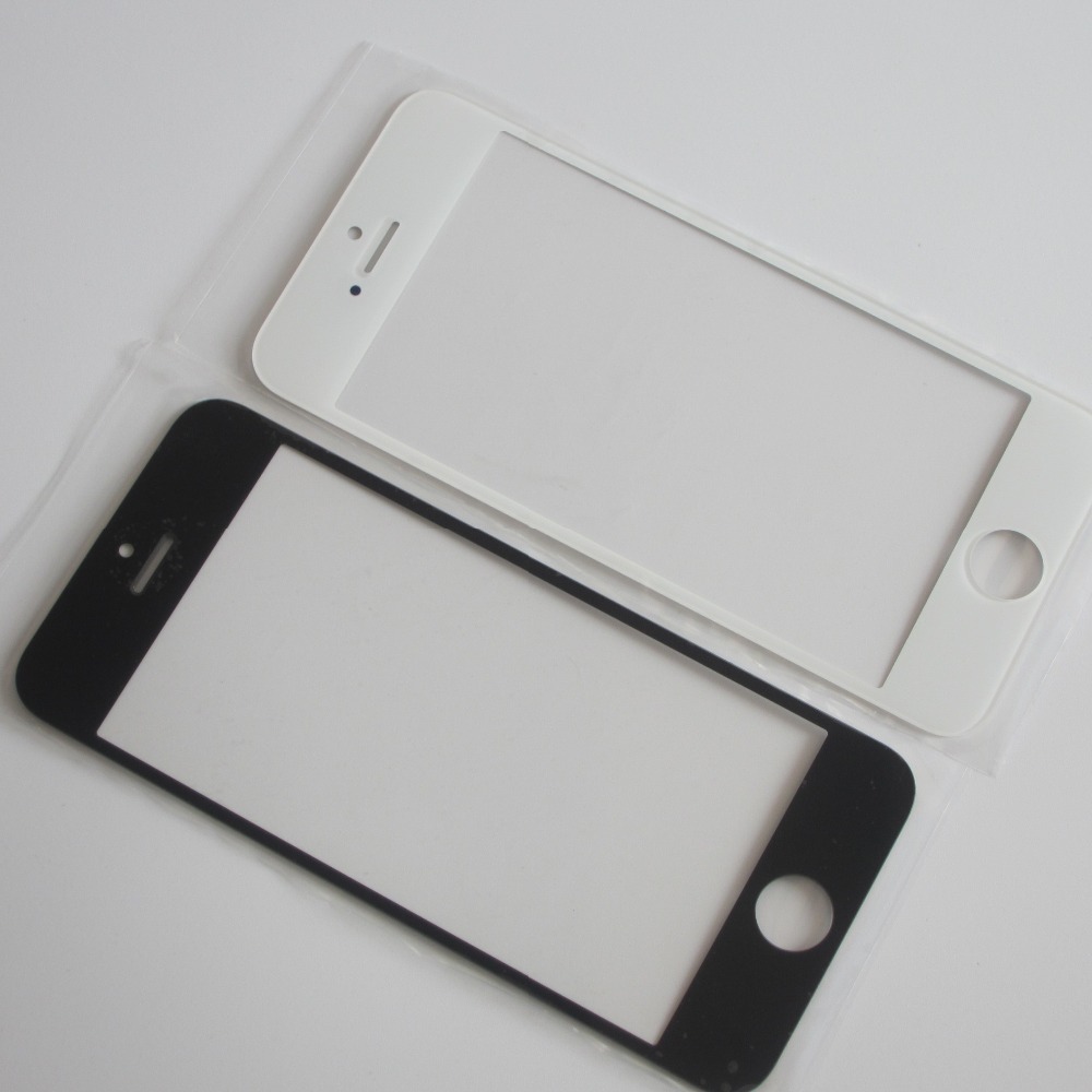 Front Outer glas lens Vervangende Onderdelen voor iPhone 5 5 S 4 4 S 6 6 S Plus touchscreen Reparatie 3 m sticker