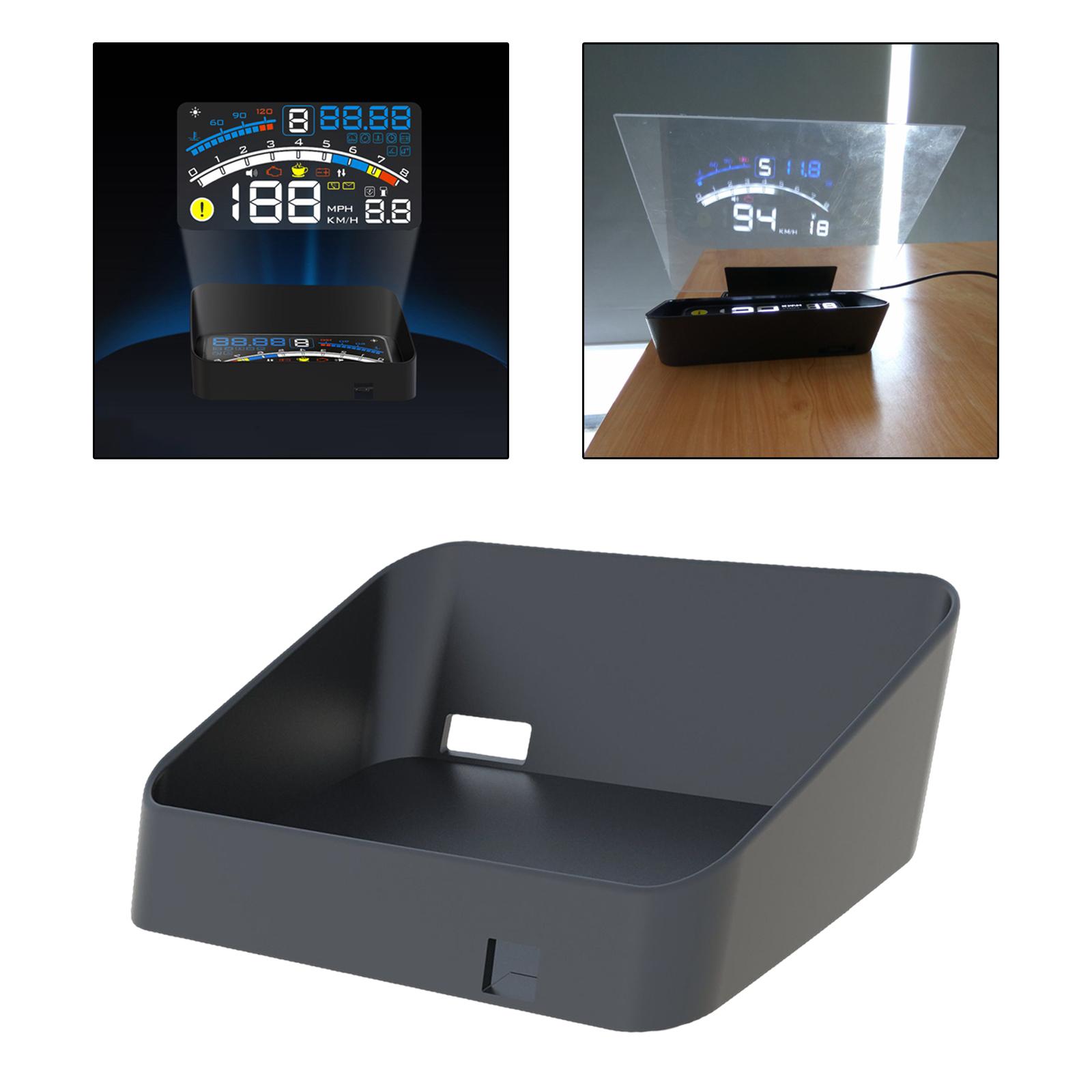 Auto Digitale Snelheidsmeter Head Up Display Voorruit Hud Head Up Display Beugels Kap Past Voor Ash-4E