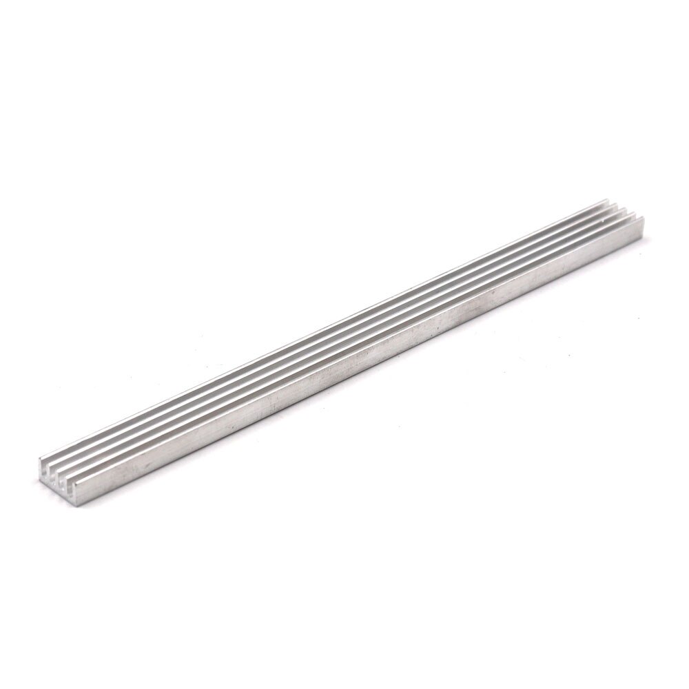 Disipador de calor de tira de aluminio, barra de luz LED COB radiador para, lámpara de 15cm, 150mm, tiras de refrigeración, disipación de calor, 150x11x5mm, 2 uds.