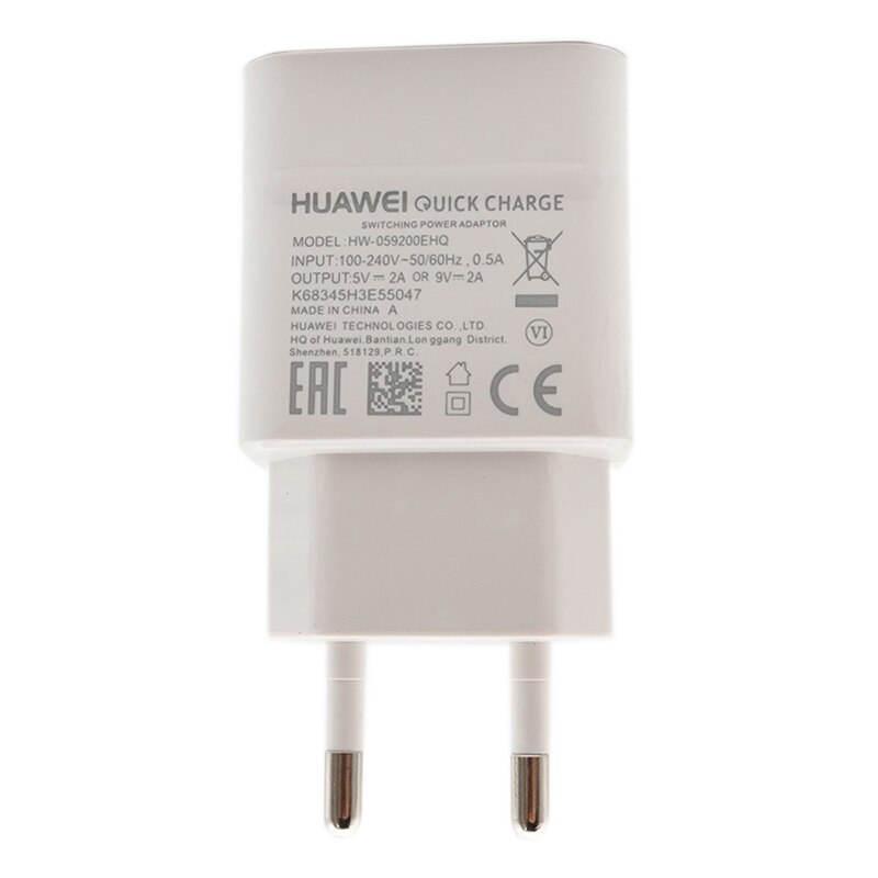 Huawei 9V2A Eu/Us Fast Charger QC2.0 Quick Fast Charge Adapter Type C/Micro Usb Kabel Voor Mate 7 8 10Lite P8 9 10Lite Honor 8