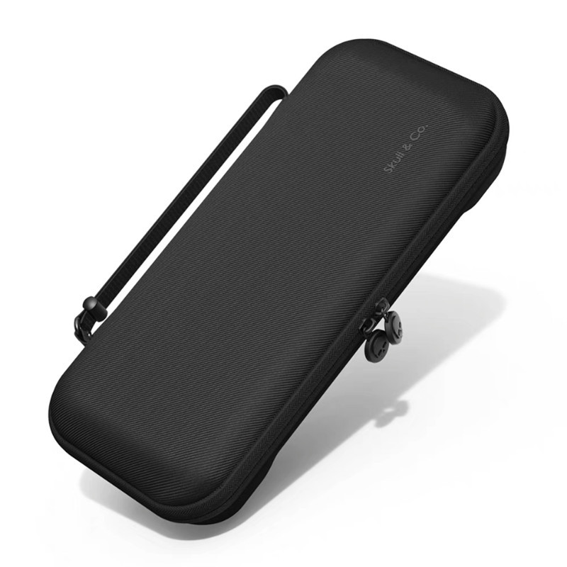 Skull & Co. GripCase Étui de protection SD Housse debout Coque en matériau souple pour Steam Deck Étui EDC Sac de transport pour Steam OLED: WHITE