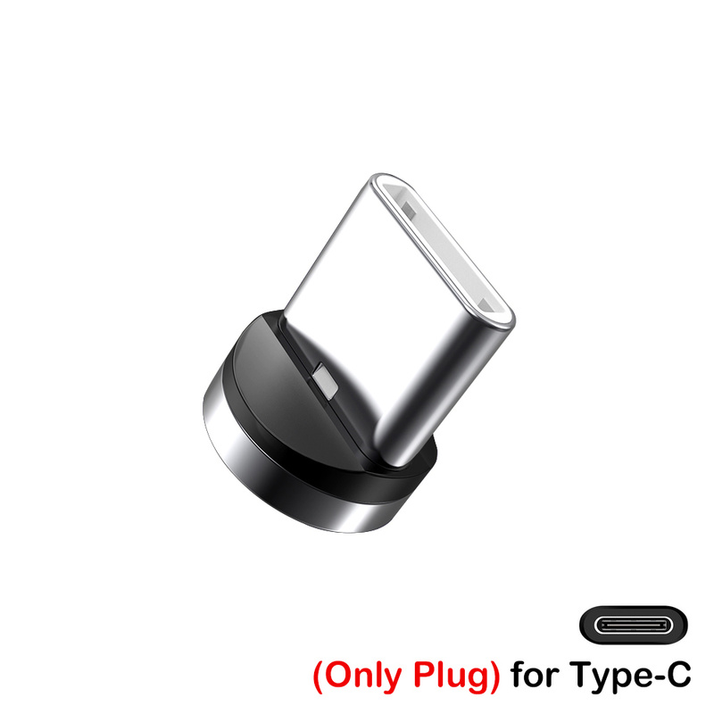 Embout de câble magnétique rond, prise de câble de chargement Micro USB, adaptateur de câble magnétique USB Type C pour Iphone, embouts de câble de chargeur magnétique