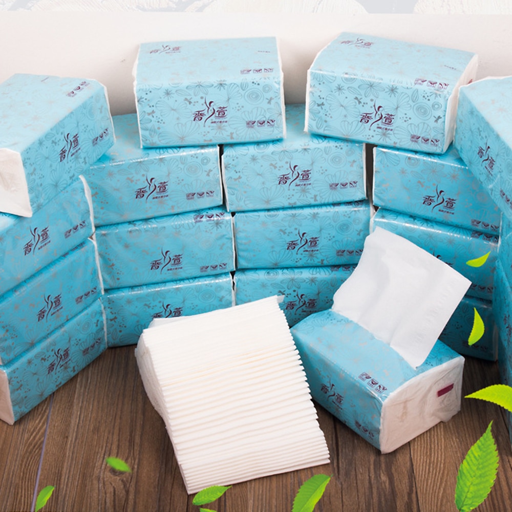 260 sheets Wood Soft Facial Tissue Paper 3-Ply Pocket Toilet Bathroom