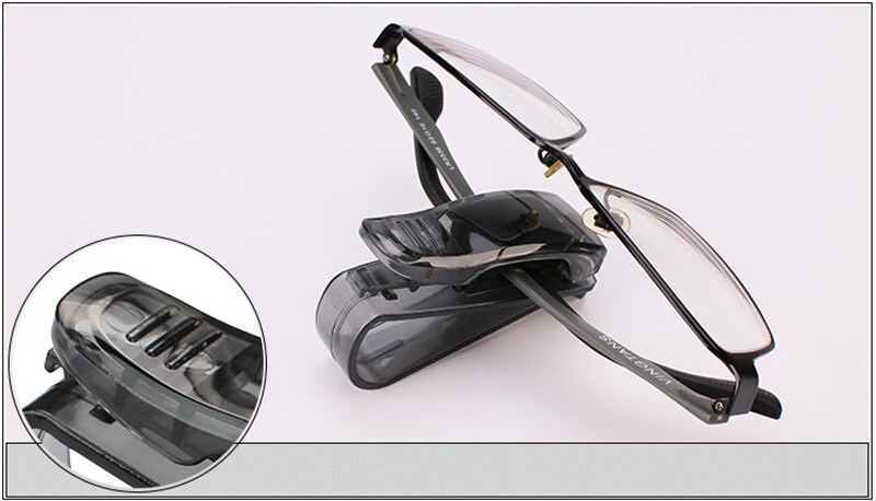 Car Accessory Sun Visor Sunglass Glasses Clip Ticket Holder Stand for BMW 1 2 3 4 5 6 7 Series X1 X3 X4 X5 X6 E60 E90 F07 F09