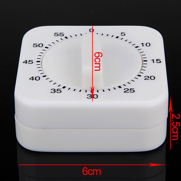 1 Hour Mechanical Kitchen Cooking Desktop Game Countdown Timer Stop Alarm Clock