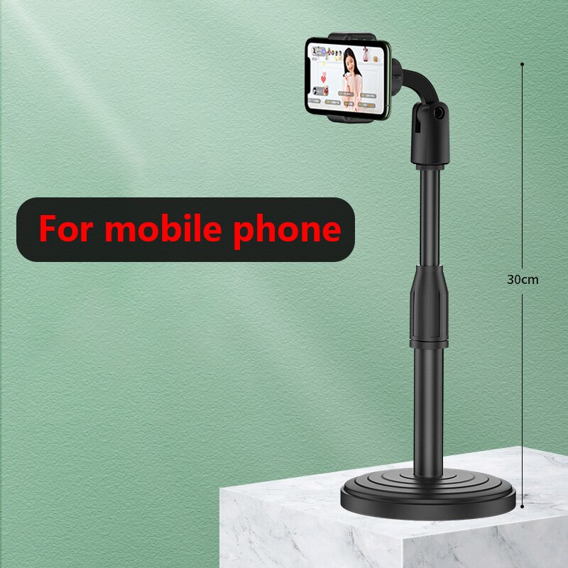 Tablet Houder Mobiele Telefoon Desktop Stand Tafel Houder Ondersteuning Mount Voor Iphone Ipad Xiaomi Samsung Huawei Verstelbare Houder: for phone