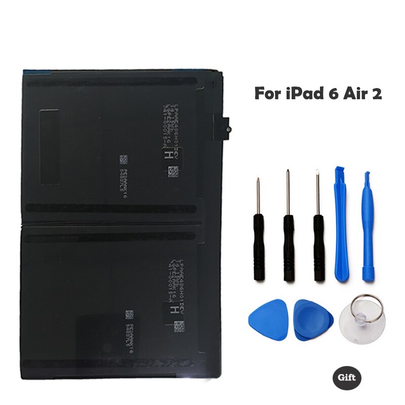7340mAh Rechargeable Battery For iPad6 Air2 Replacement Batteries For ipad 6 Air 2 A1566 A1567 Tablet
